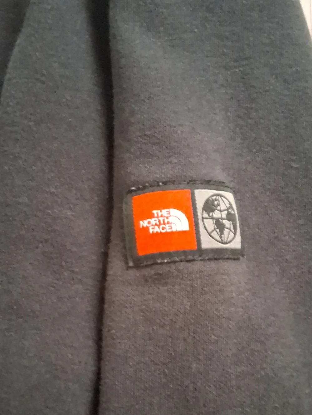 The North Face Men's Black Hoodie with Multicolor Logo XXL